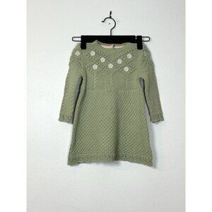 Cupcakes + Cashmere baby girl 12 month dress‎ sage green boutique knit